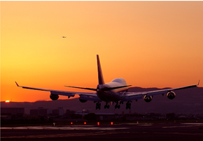 a large passenger jet sitting on top of a runway